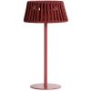 Terakotově červená zahradní solární LED lampa kave home Aldet