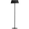 Černá zahradní solární LED lampa kave home Aldet 160 cm
