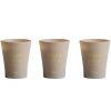 Set tří vonných svíček Kave Home Bright Citrus 50 g