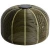 Hnědá zahradní solární lampa kave home Garoina Ø 50 cm