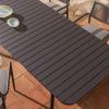 Šedý kovový zahradní rozkládací stůl kave home Izola 220/280 x 100 cm -fv-interier-25