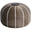 Hnědá zahradní solární lampa kave home Garoina Ø 50 cm