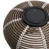 Hnědá zahradní solární lampa kave home Garoina Ø 35 cm -fv-interier-25