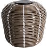 Hnědá zahradní solární lampa kave home Garoina Ø 35 cm