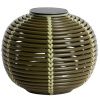 Zelená zahradní solární lampa Garoina Ø 28 cm