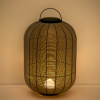 Béžová zahradní LED lampa z umělého ratanu Kave Home Saranella 55 cm -fv-interier-25