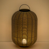Béžová zahradní LED lampa z umělého ratanu Kave Home Saranella 55 cm -fv-interier-25
