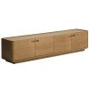 Dubový TV stolek Kave Home Arelida 200 x 40 cm