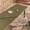 Zelený hliníkový rozkládací zahradní stůl kave home Brela 205/287 x 100 cm -fv-interier-25