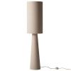 Krémově bílá bouclé stojací lampa Micadoni Delia 130 cm