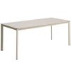 Béžový zahradní stůl s keramickou deskou kave home Anafi 180 x 90 cm