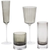 Vysková šedá sklenice Kave Home Clarien 300 ml