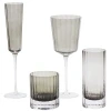 Šedá sklenice Kave Home Clarien 300 ml