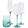 Zelená sklenička na víno Kave Home Irides 430 ml