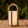 Béžová přenosná zahardní lampa kave home Leros 28 cm -fv-interier-25