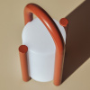 Červená přenosná zahardní lampa kave home Leros 28 cm -fv-interier-25
