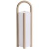 Béžová přenosná zahardní lampa Kave home Leros 48 cm