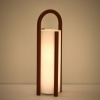 Červená přenosná zahardní lampa kave home Leros 48 cm -fv-interier-25