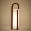 Červená přenosná zahardní lampa kave home Leros 48 cm -fv-interier-25