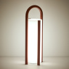Červená přenosná zahardní lampa kave home Leros 48 cm -fv-interier-25