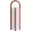 Červená přenosná zahardní lampa kave home Leros 48 cm
