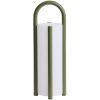 Zelená přenosná zahardní lampa kave home Leros 48 cm