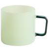 Zelený skleněný hrnek Kave Home Micla 260 ml