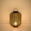 Béžová zahradní LED lampa z umělého ratanu Kave Home Saranella 37 cm -fv-interier-25
