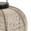 Béžová zahradní LED lampa z umělého ratanu Kave Home Saranella 37 cm -fv-interier-25