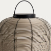 Béžová zahradní LED lampa z umělého ratanu Kave Home Saranella 37 cm -fv-interier-25