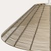 Béžové stínidlo z umělého ratanu Kave Home Saranella ⌀ 50 cm -fv-interier-25