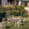Krémový zahradní jídelní stůl kave home Erice 230 x 100 cm se skleněnou deskou -fv-interier-25