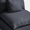Tmavě šedé křeslo kave home Aranela 90 cm s odnímatelným pothem -fv-interier-25