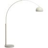 Bílá stojací lampa kave home Madali 160/185 cm