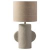 Béžová stolní lampa Micadoni Calantha 43 cm