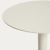 Krémový hliníkový zahradní stolek Asinara ⌀ 40 cm -fv-interier-25