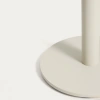 Krémový hliníkový zahradní stolek Asinara ⌀ 40 cm -fv-interier-25