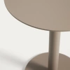 Béžový hliníkový zahradní stolek Asinara ⌀ 40 cm -fv-interier-25