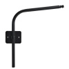 Černý kovový nástěnný držák na zahradní LED lampu Kave Home Nali