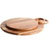 Dřevěné servírovací prkénko Kave Home Dalme 27 cm
