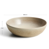 Béžová keramická miska Kave Home Sarel Ø22 cm