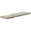 Pruhovaný zeleno-bílý polštář na lehátko kave home Dirome 50 x 175 cm