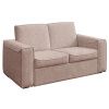 Růžová čalouněná rozkládací pohovka Mesonica Muno 152 cm