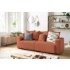 Terakotové oranžová manšestrová rozkládací pohovka Envy 245 cm -fv-interier-25
