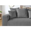 Tmavě šedá manšestrová rozkládací pohovka Envy 245 cm -fv-interier-25