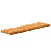 Oranžový polštář na lehátko kave home Daila 50 x 175 cm