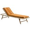 Oranžový polštář na lehátko kave home Daila 50 x 175 cm