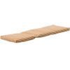 Pruhovaný oranžovo-bílý polštář na lehátko kave home Dirome 50 x 175 cm