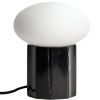 Černá mramorová stolní lampa Kave Home Idela Ø15 cm