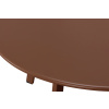 Hnědý kovový zahradní stolek Fer ø 70 cm -fv-interier-25
